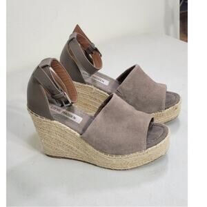 Steve Madden Wedges Womens Size 7 Jaylen Sandals Boho Cottage Core 4 inch Wedge